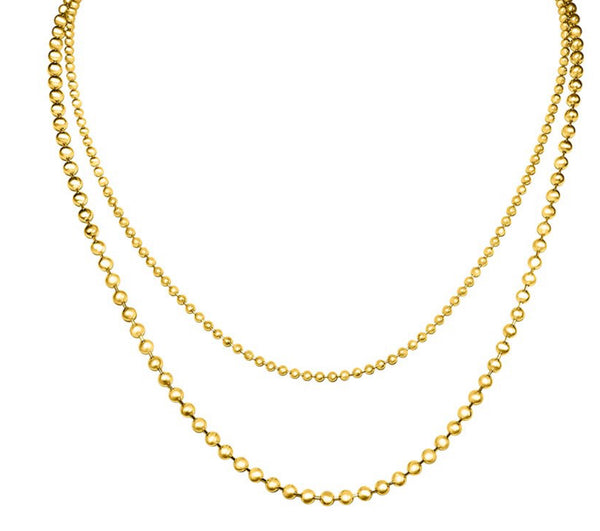 LOLA Company Ball Chains- Silver or Gold- Various widths and lengths.