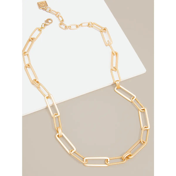 Classic & Rope Links Necklace - Silver or Gold