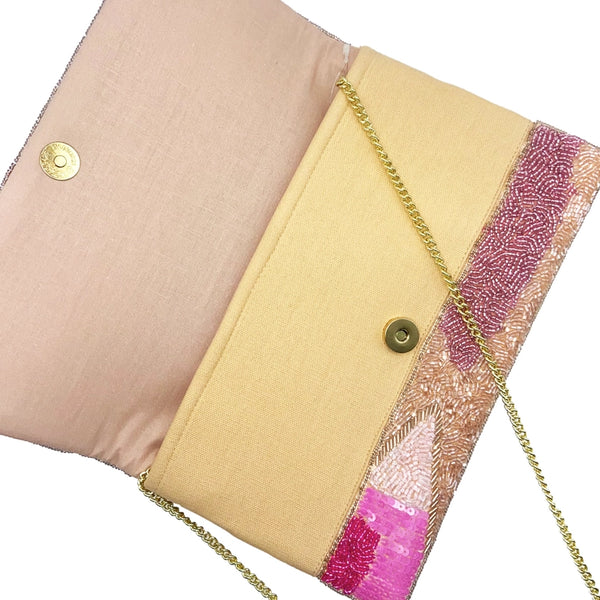 Kate Pastel Pattern Clutch