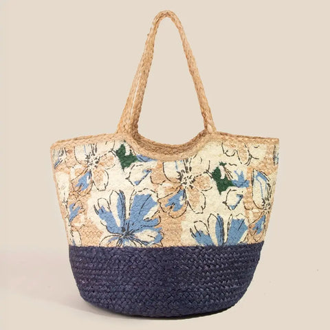 Chloe Floral Print Tote Bag