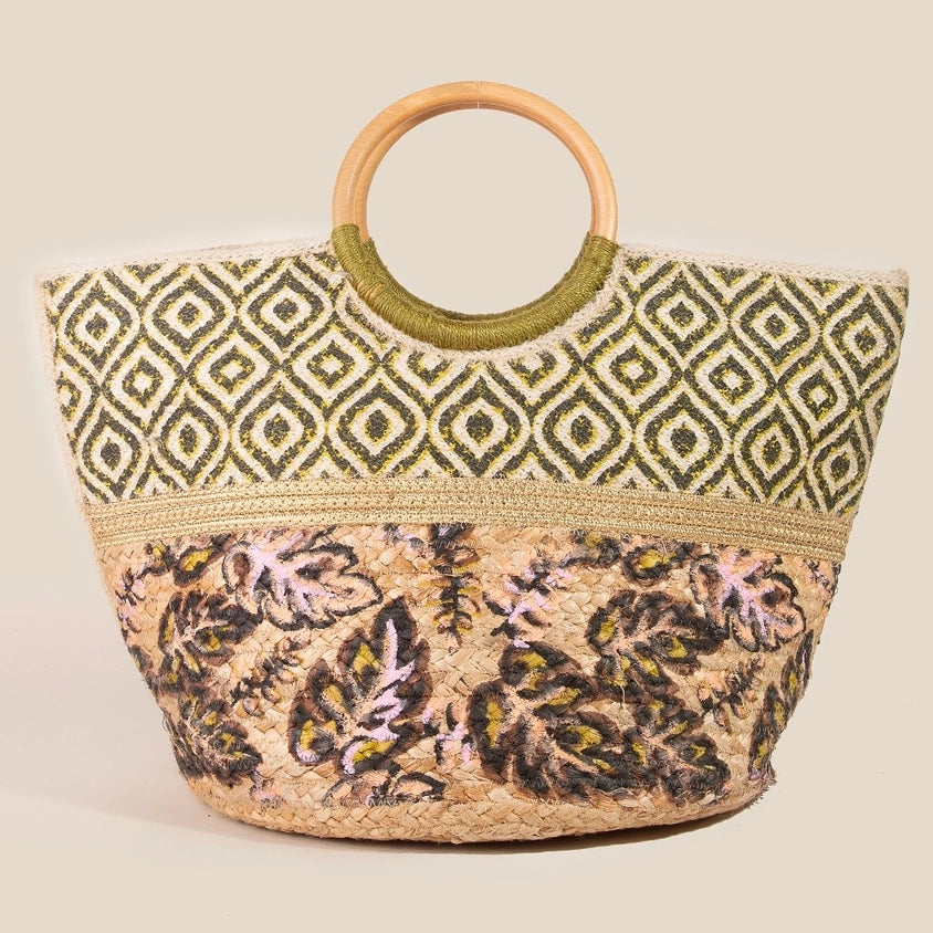 Belinda Jute Tote Bag