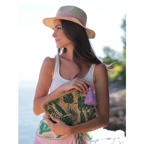 Resort Zip Pouch in Green