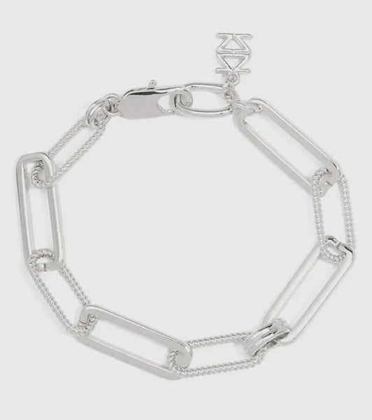 18K Gold Plated Oval Link Bracelet - Silver or Gold Toned