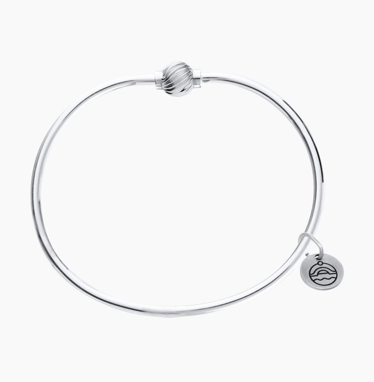 Cape Cod Swirl Bead Bracelet in Sterling Silver