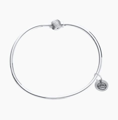 Cape Cod Swirl Bead Bracelet in Sterling Silver
