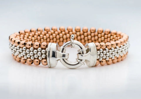 Dovera 'Rose Gold Grand Classic' Reversible Bracelet