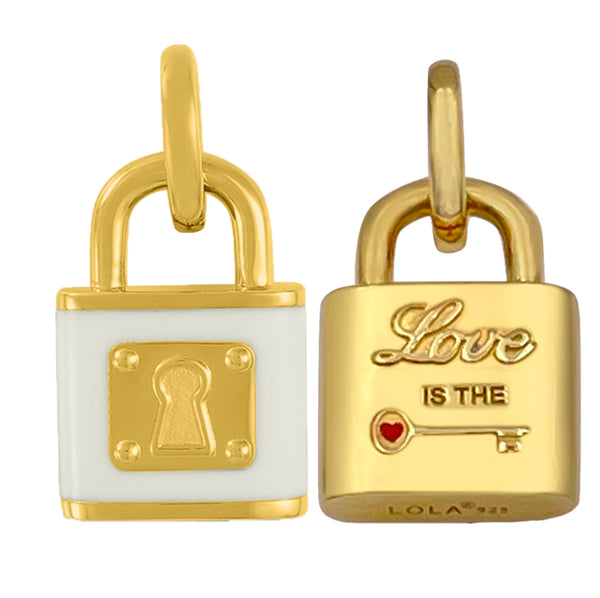 Love Lock Lola Pendant Gold - Various Colors