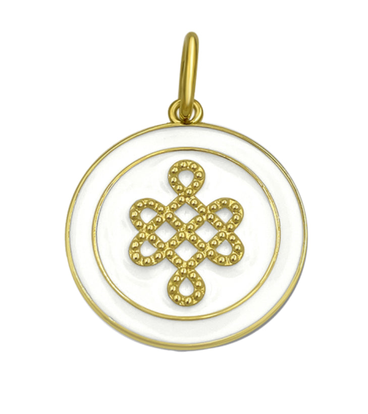 Mother Daughter Lola Pendant- All gold