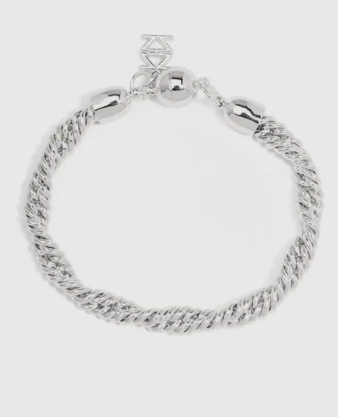 Braided Twisting Links Bracelet