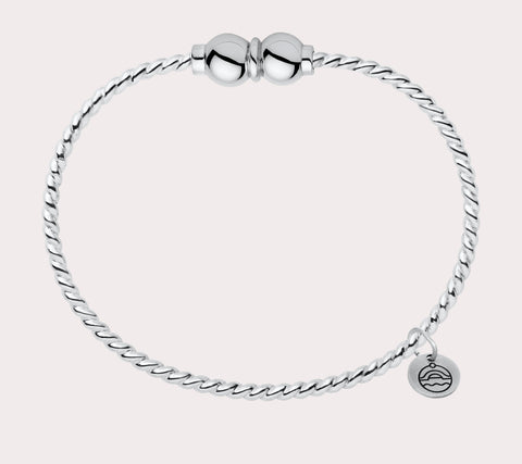 Cape Cod Twisted Double Bead Bracelet