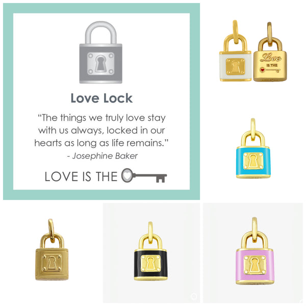 Love Lock Lola Pendant Gold - Various Colors