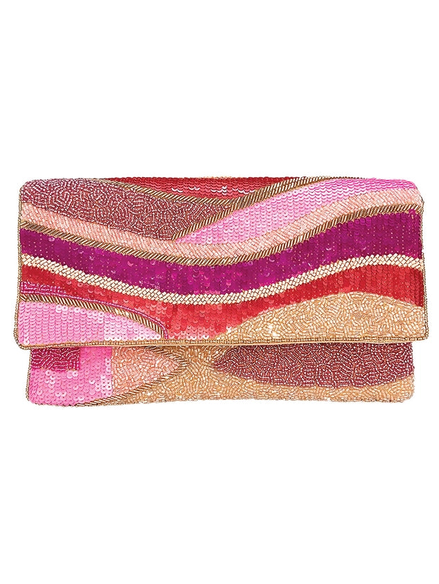 Kate Pastel Pattern Clutch