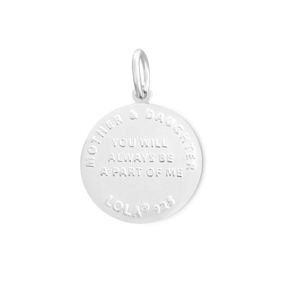 Mother Daughter Lola Pendant Silver- Various Colors and Sizes