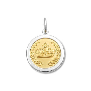 Crown Gold Vermeil Pendant - Various Sizes