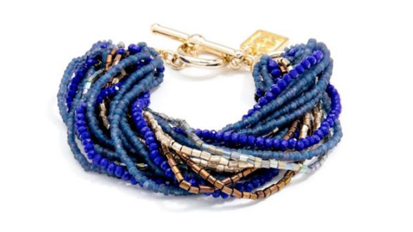 Handmade Beaded Layer Bracelet- Various Colors