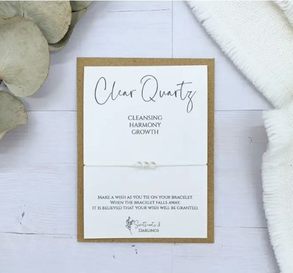 Clear Quartz Miniature Wish Bracelet